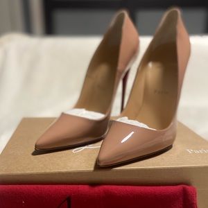 Brand new So Kate Louboutin heels . Never worn . Size 38 . Nude . Patent .